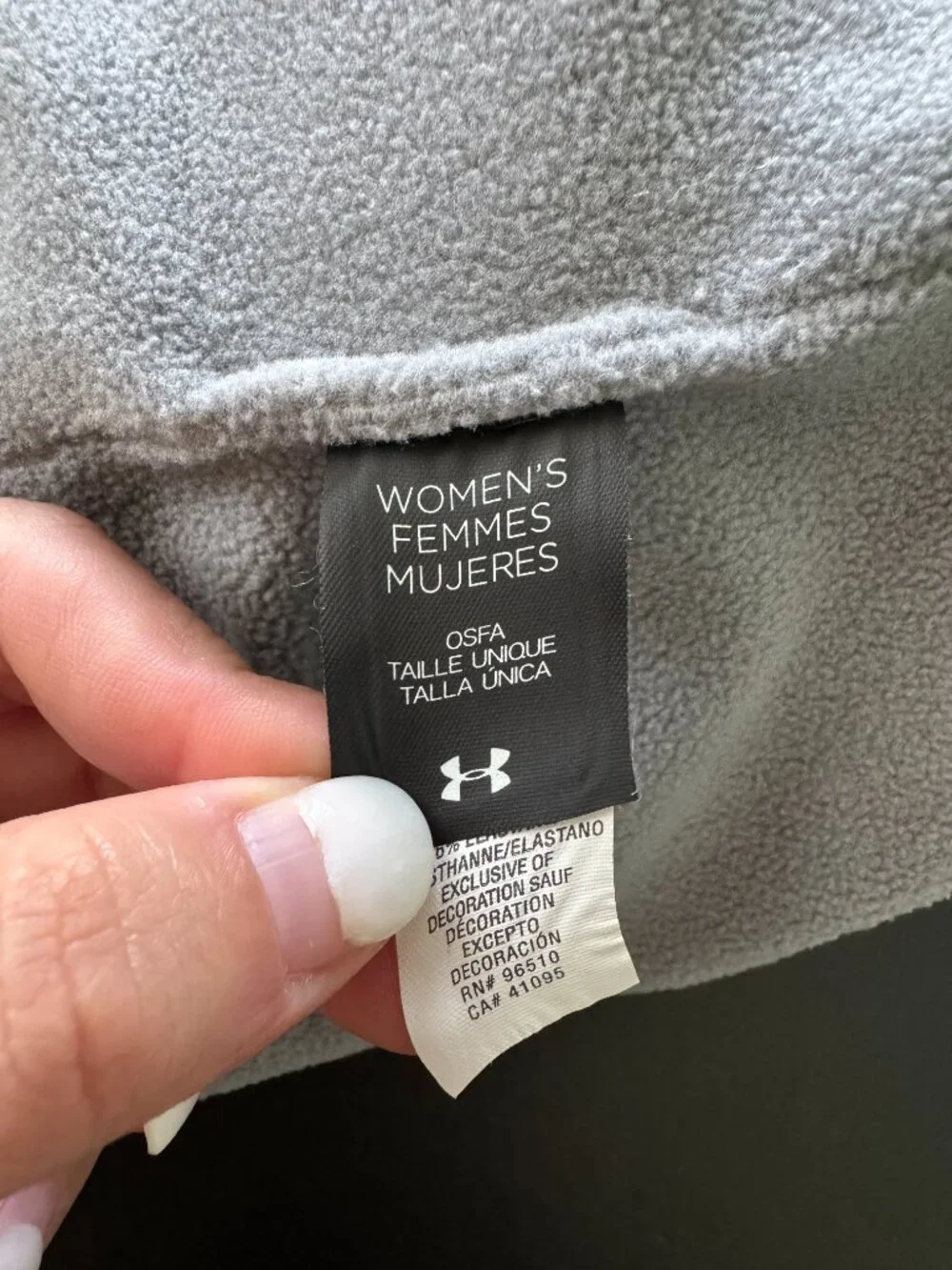 Under Armour Women’s Gray Cable Knit Fleece Lined Beanie OSFA